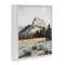 Stupell Industries Desert Mountains and Forest Landscape Framed Giclee, design by Petal Prints Design